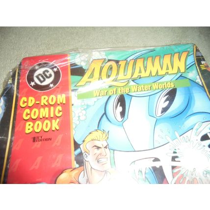 AQUAMAN: War of the Water Worlds CD-ROM! MIP! 1996 1st Edition! $13.00 Shipped!!