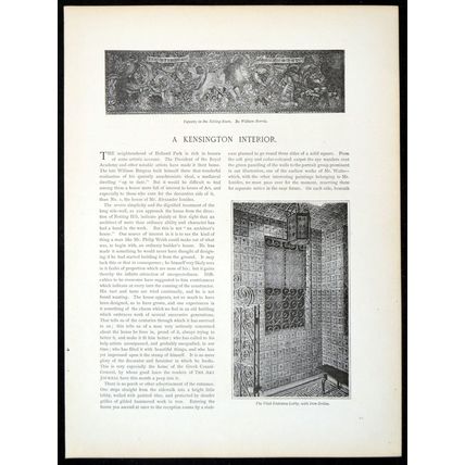 ALEXANDER CONSTANTINE IONIDES HOUSE 1893 William Morris PAGE