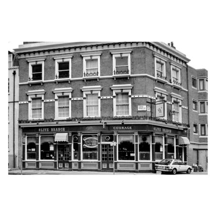 pt9260 - Olive Branch Pub , Homer Street , London - print 6x4