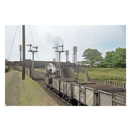 ptc7928 - Beds'- Engine 47279 South of Bedford Midland Road Station - print 6x4