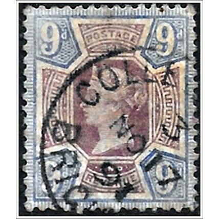 1887-1892 Queen Victoria Jubilee - 9d blue/violet (as picture) C2-3