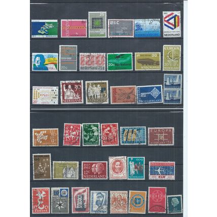 Netherlands stamps. Small used lot. Couple CTO (AA523)