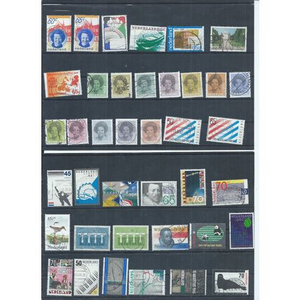 Netherlands stamps. 1980s used lot. The 1980 Air is CTO (AB925)