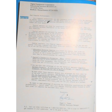 1989 Digital Equipment Corp Seminars Catalog - For Technical & Management