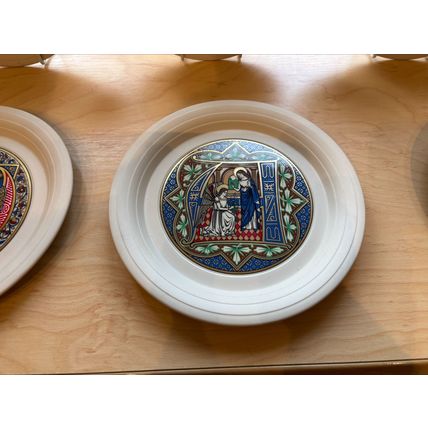 Hornsea Christmas Plates collection x 9 from 1979-1987 full set