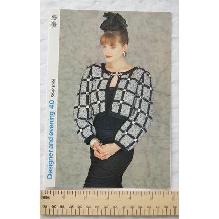 1987 Designer & evening pattern 40 bolero & boob tube, 86-96 cm bust