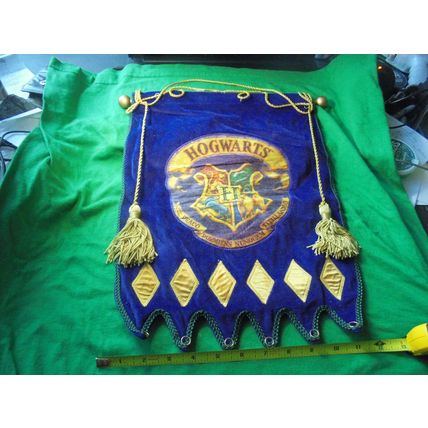 HOGWARTS Ornate Hanging BANNER! Best One Online!! $35.00 Shipped! This 16" Long