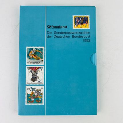 Special Postage Stamps Of The German Federal Post Office 1992 Yearbook Slipcase