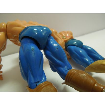 Vintage MOTU He-Man Action Figure Lot - 1988 & 1990 Mattel Malaysia Masters of