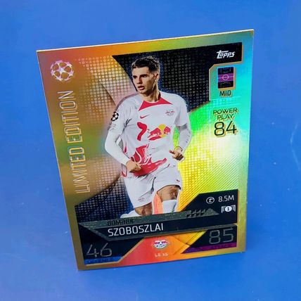 DOMINIK SZOBOSZLIA RB LIPZIG, TOPPS MATCH ATTAX 2022 2023 LIMITED Edition LE15
