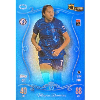 Topps 2024-25 UEFA Match Attax - MAYRA RAMIREZ CHELSEA Queens of Europe CARD QE2