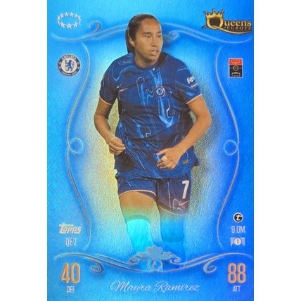 Topps 2024-25 UEFA Match Attax - MAYRA RAMIREZ CHELSEA Queens of Europe CARD QE2