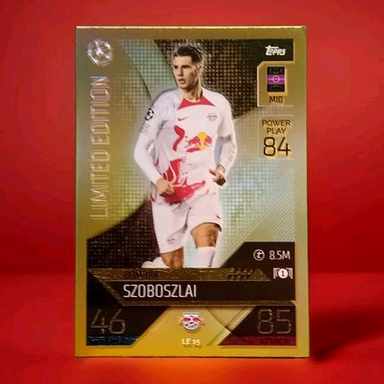 DOMINIK SZOBOSZLIA RB LIPZIG, TOPPS MATCH ATTAX 2022 2023 LIMITED Edition LE15