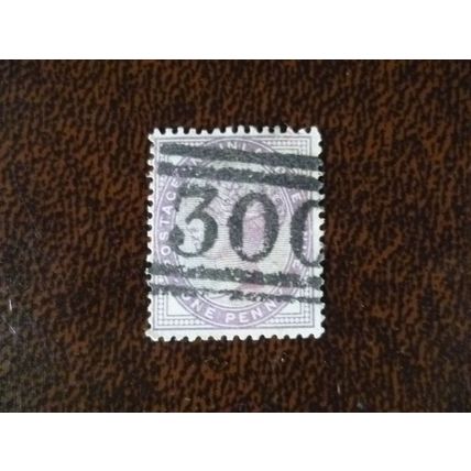 1881 GB Queen Victoria SG172 1d lilac used stamp St Andrews 300 duplex numeral