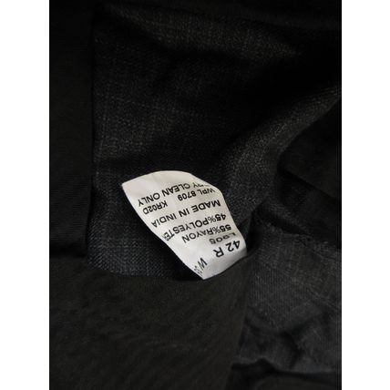 Unlisted Kenneth Cole 2-Piece Suit Set Jacket Blazer Pants Dark Gray R42/W35