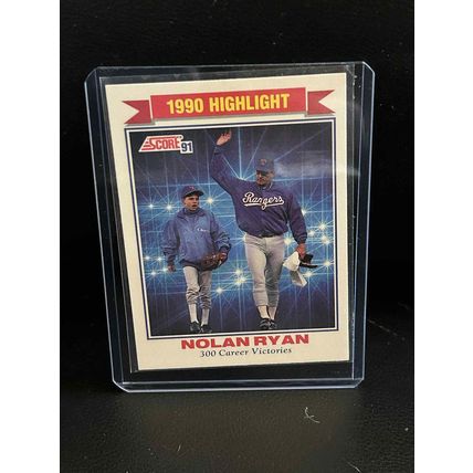 Nolan Ryan #417 | 1991 Score Baseball Trading Card