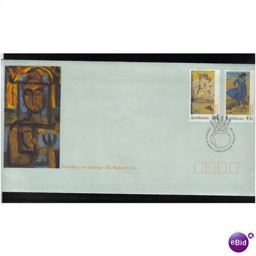 1990 AUSTRALIA HEIDELBERG AND HERITAGE FDC
