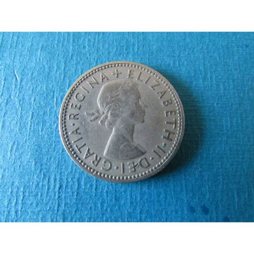 1962 QUEEN ELIZABETH II ENGLISH SHIELD ONE SHILLING FREE POST. Z