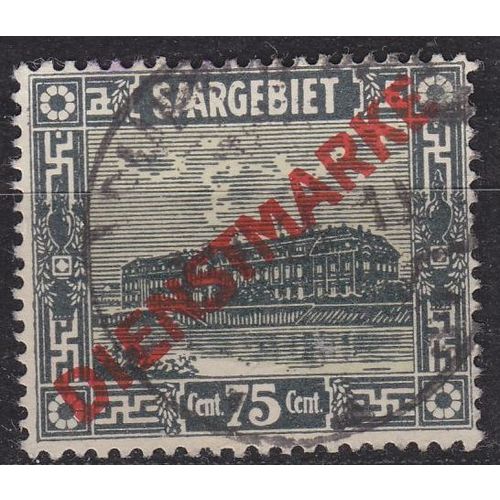 GERMANY Saar [Dienst] MiNr 0010 ( O/used )