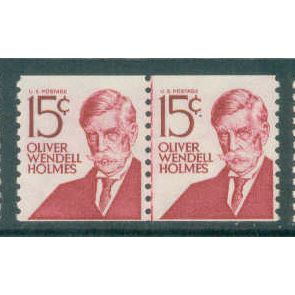 1305E 15c Oliver Holmes Just Clears MNH CLP R0025