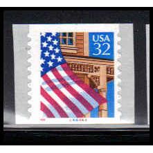 2915A 32c U.S. Flag Over Porch Fine MNH CNS 44444A P/UL PA2650