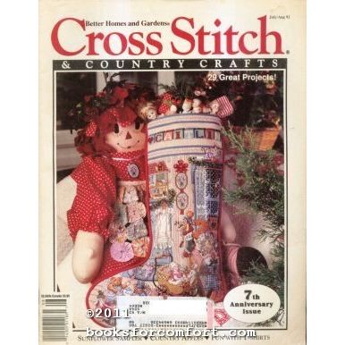 Cross Stitch & Country Crafts Vol VII No 6 Jul/Aug 1992 [25618]