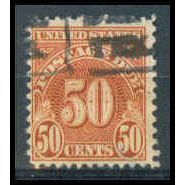 Used J86 50c Postage Due Barely Clears WA1472