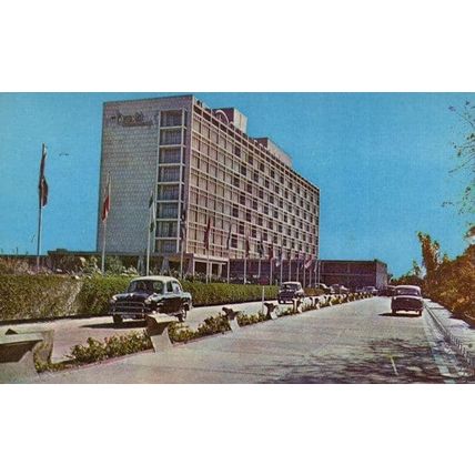 Delhi Oberoi Intercontinental Hotel Indian Postcard & Guest Message