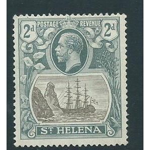 st.helena stamps george v sg100 sg 100 hm