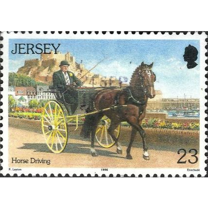 JERSEY, Horse Driving, lilac 1996, 23p