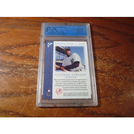 1999, Topps Gallery, Graded Mint 9, ALFONSP SORIANO, Yankees, Apprentices