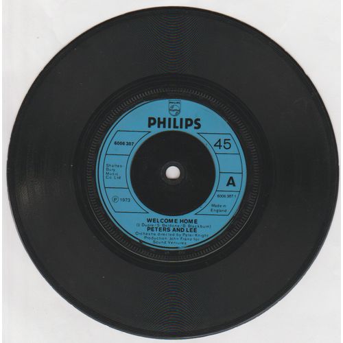 Welcome Home 1973 Peters & Lee on Philips label