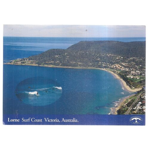 LORNE SURF COAST, VICTORIA, AUSTRALIA unused vintage postcard vgc =