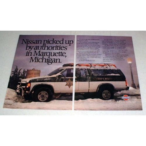 1988 Nissan Hardbody 4x4 Truck Ad - Authorities!