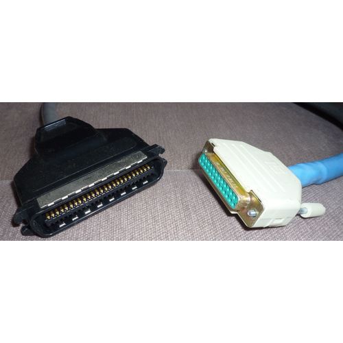 SCSI External Cable 25 D female - 50 Centronic Male 1m long