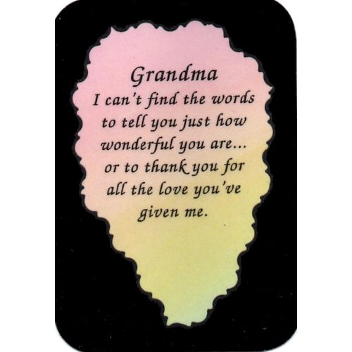 2026 Inspirational Refrigerator Magnet Grandma I can't find Saying Gift Family
