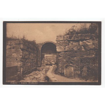 Roman Ruins Ancient City of Pompeii Postcard Italy 128