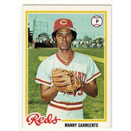 1978 Topps baseball card 377 Manny Sarmiento - Reds