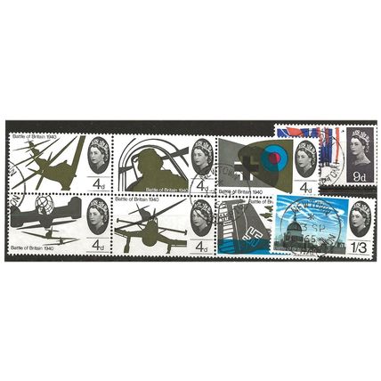 1965 Battle of Britain Set SG671-678 Fine/Very Fine Used . . .