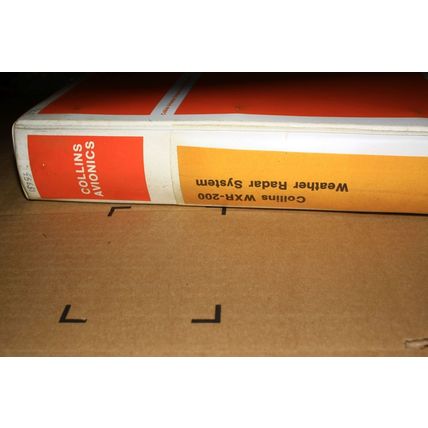 Rockwell Collins WXR-200 Weather Radar WXT IND 201 ANT-212 Manual 523-0767341