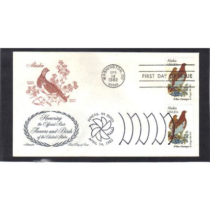 FDC Artmaster 1954 1954a 20c Willow Ptarmigan (Cachet-U/A) CV39189