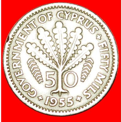 FERN: CYPRUS ★ 50 MILS 1955! LOW START★NO RESERVE
