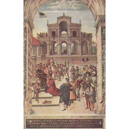 King Frederick III Crowned Library Of The Dome Antique Postcard