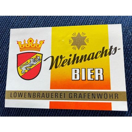 Older German Beer Label 069