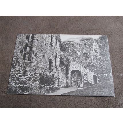 Early Postcard - Court Yard, Chepstow Castle - Monmouthshire