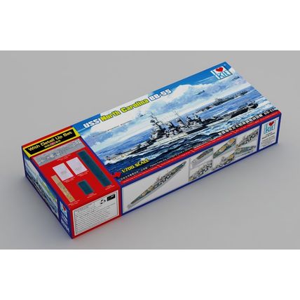 I Love Kits 65704 USS North Carolina BB-55 Top Grade Model kit 1:700 Scale Model