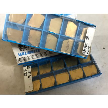 LOT 37 VALENITE 9ZE6351D1 1020, VOV-052646 VC928 CARBIDE INSERTS,EQ