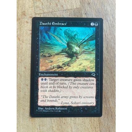 Magic the Gathering MTG CCG: Tempest - Dauthi Embrace (A) 1997 WotC