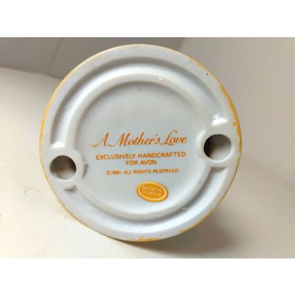 A Mother's Love - Handcrafted for Avon 1981 - Porcelain Figurine - Vintage!