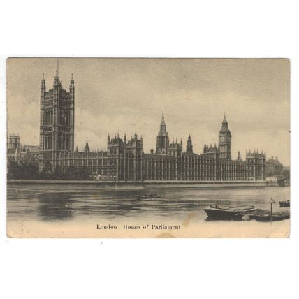 1906 LONDON - HOUSE OF PARLIAMENT - SEE SCANS